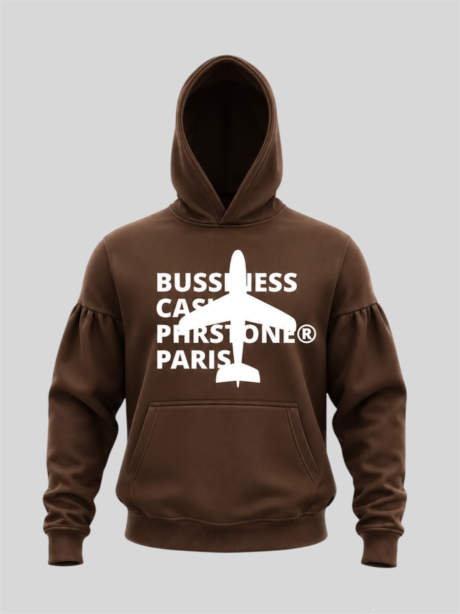 Hoodie 24 octobre marron