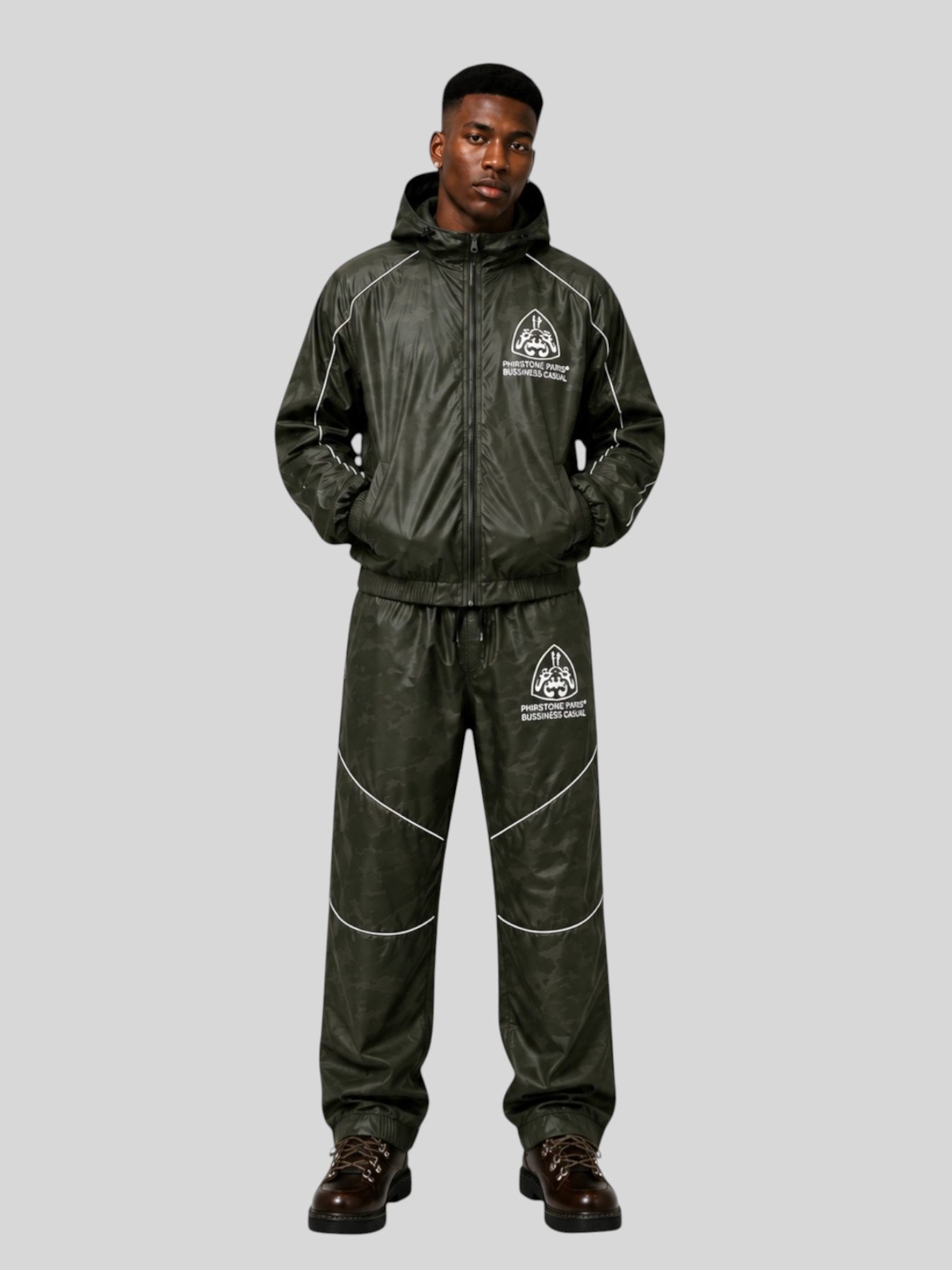 Ensemble ppbc vert camouflage