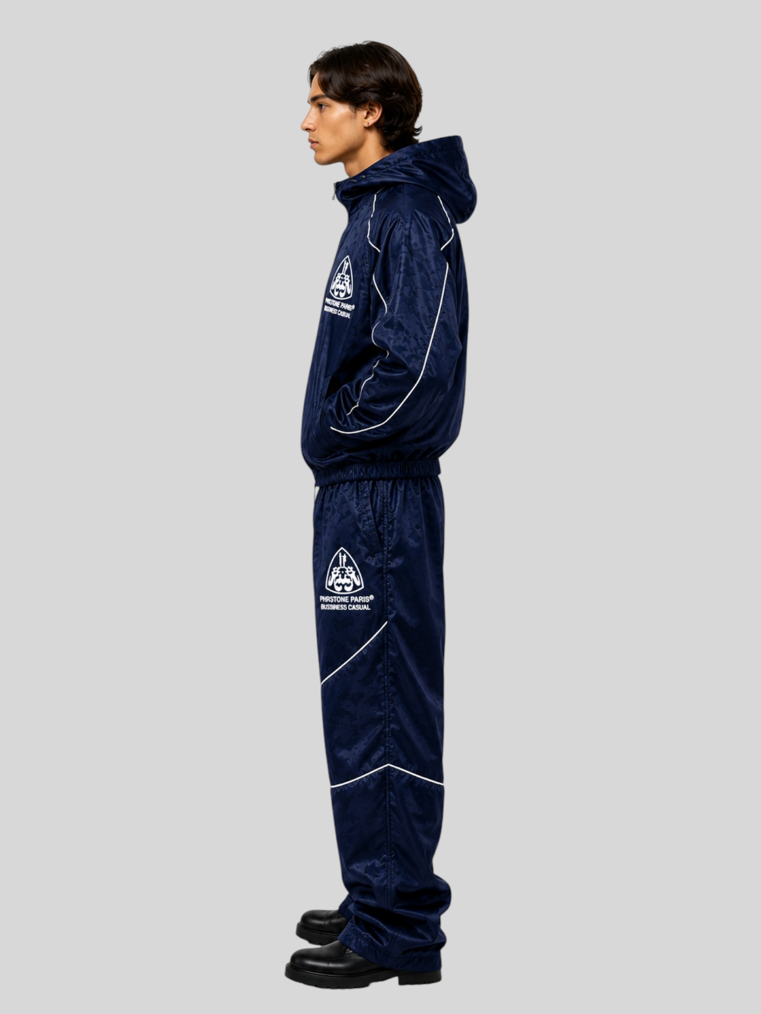 Ensemble  ppbc bleu camouflagee