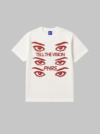 T-shirt Blanc le visionnaire