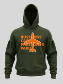 Hoodie 24 octobre vert kaki